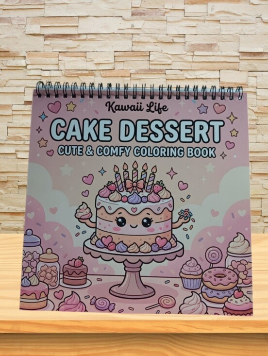Kawaii Life Other - Coloring Book Cake Dessert/Sweet Baking